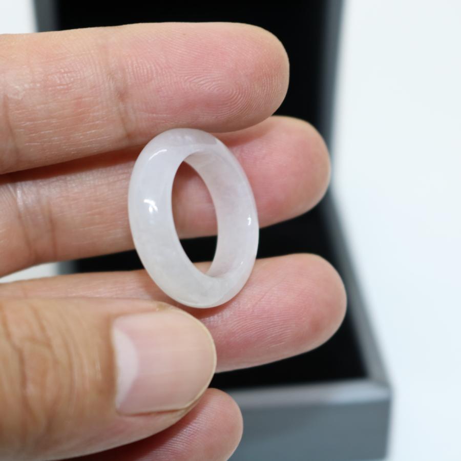 16/17号 指輪 くりぬきリング ミャンマー天然翡翠 ジェイダイト ヒスイ A貨 天然石 送料無料 |  | 08