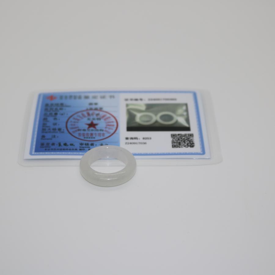 16/17号 指輪 くりぬきリング ミャンマー天然翡翠 ジェイダイト ヒスイ A貨 天然石 送料無料 |  | 09