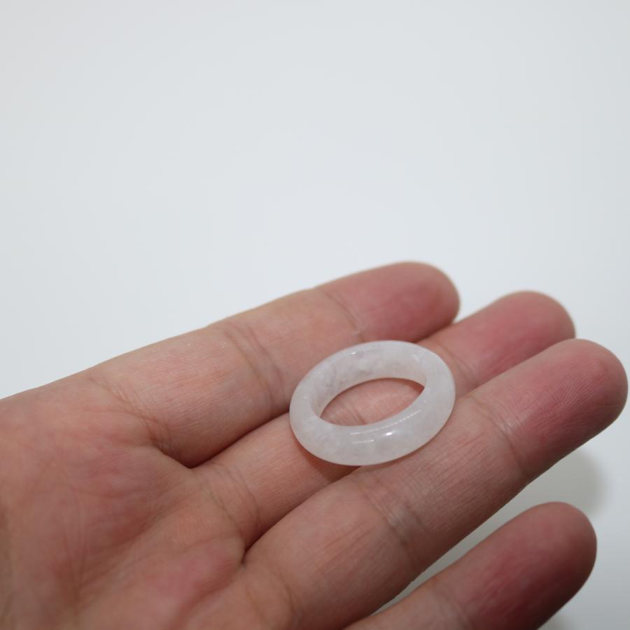 わけあり 16/17号 指輪 くりぬきリング ミャンマー天然翡翠 ジェイダイト ヒスイ A貨 天然石 送料無料 |  | 10