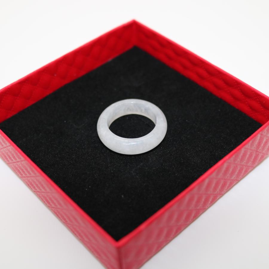 わけあり 16/17号 指輪 くりぬきリング ミャンマー天然翡翠 ジェイダイト ヒスイ A貨 天然石 送料無料 |  | 01