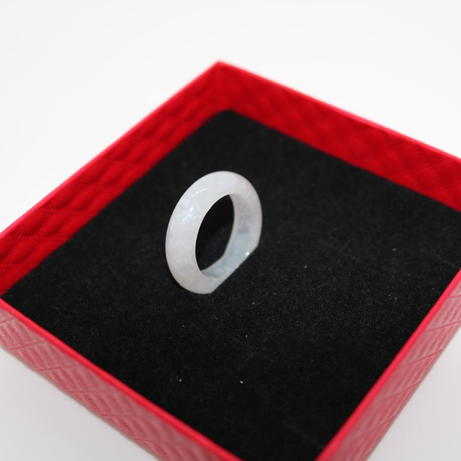 わけあり 16/17号 指輪 くりぬきリング ミャンマー天然翡翠 ジェイダイト ヒスイ A貨 天然石 送料無料 |  | 03