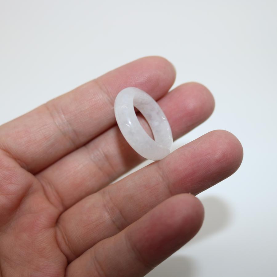 わけあり 16/17号 指輪 くりぬきリング ミャンマー天然翡翠 ジェイダイト ヒスイ A貨 天然石 送料無料 |  | 04