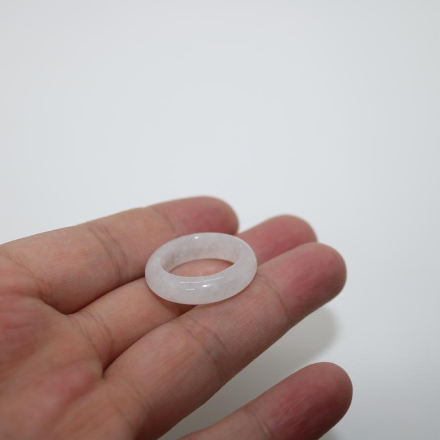 わけあり 16/17号 指輪 くりぬきリング ミャンマー天然翡翠 ジェイダイト ヒスイ A貨 天然石 送料無料 |  | 05