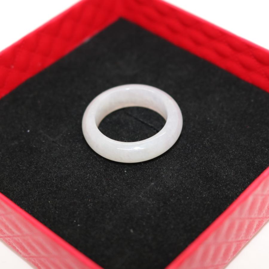 18/19号 指輪 くりぬきリング ミャンマー天然翡翠 ジェイダイト ヒスイ A貨 天然石 送料無料 |  | 01