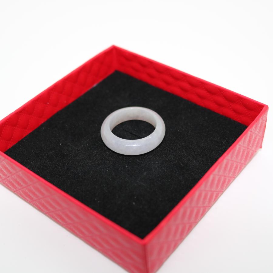 18/19号 指輪 くりぬきリング ミャンマー天然翡翠 ジェイダイト ヒスイ A貨 天然石 送料無料 |  | 03