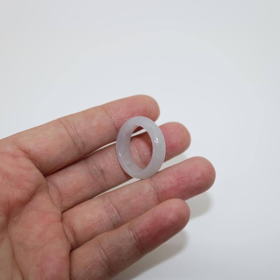 18/19号 指輪 くりぬきリング ミャンマー天然翡翠 ジェイダイト ヒスイ A貨 天然石 送料無料 |  | 05