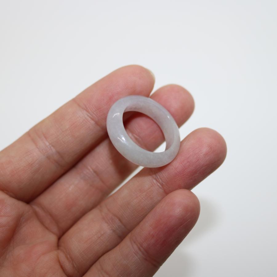 18/19号 指輪 くりぬきリング ミャンマー天然翡翠 ジェイダイト ヒスイ A貨 天然石 送料無料 |  | 06