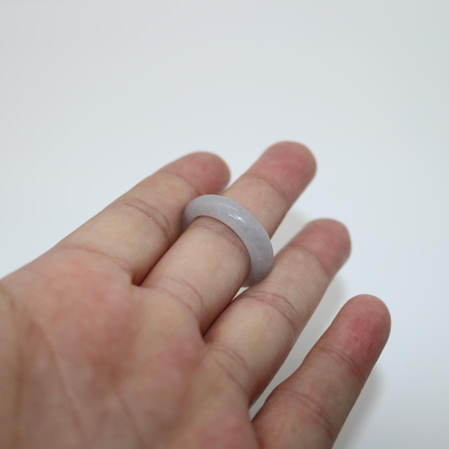 18/19号 指輪 くりぬきリング ミャンマー天然翡翠 ジェイダイト ヒスイ A貨 天然石 送料無料 |  | 07