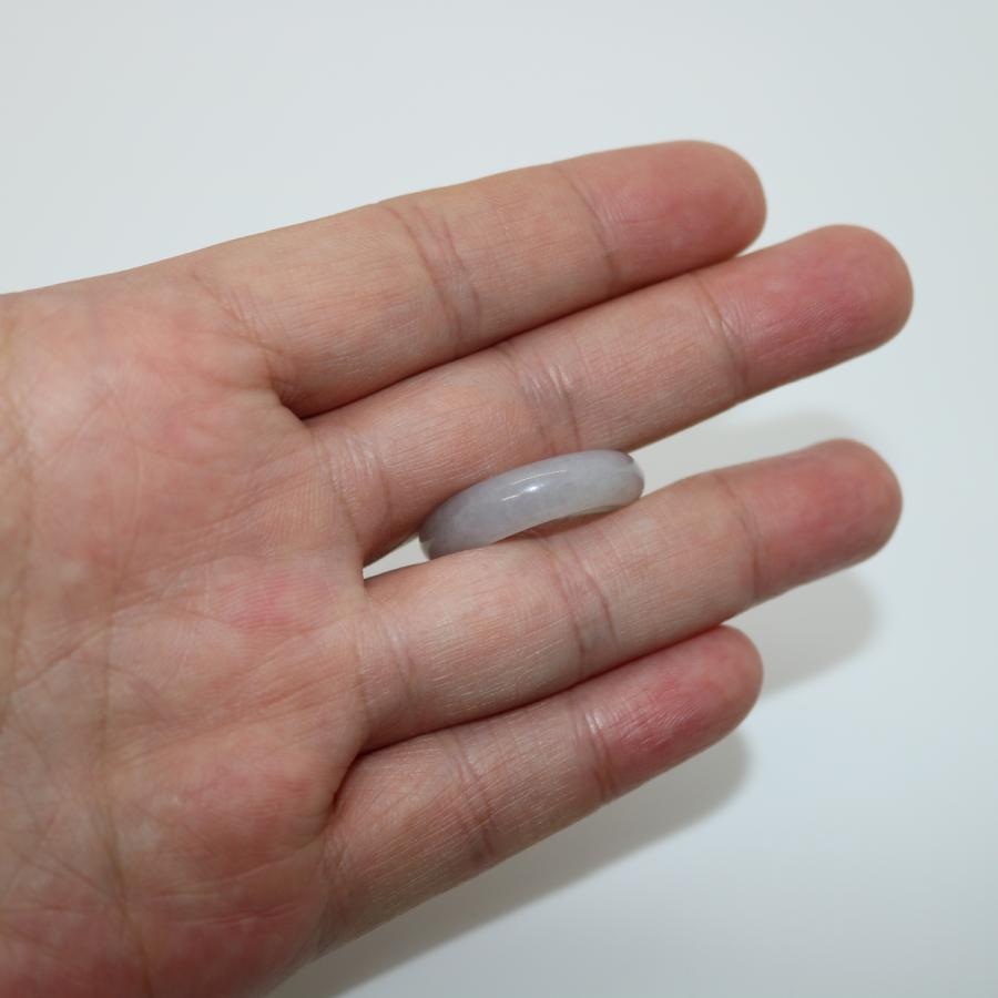 18/19号 指輪 くりぬきリング ミャンマー天然翡翠 ジェイダイト ヒスイ A貨 天然石 送料無料 |  | 08