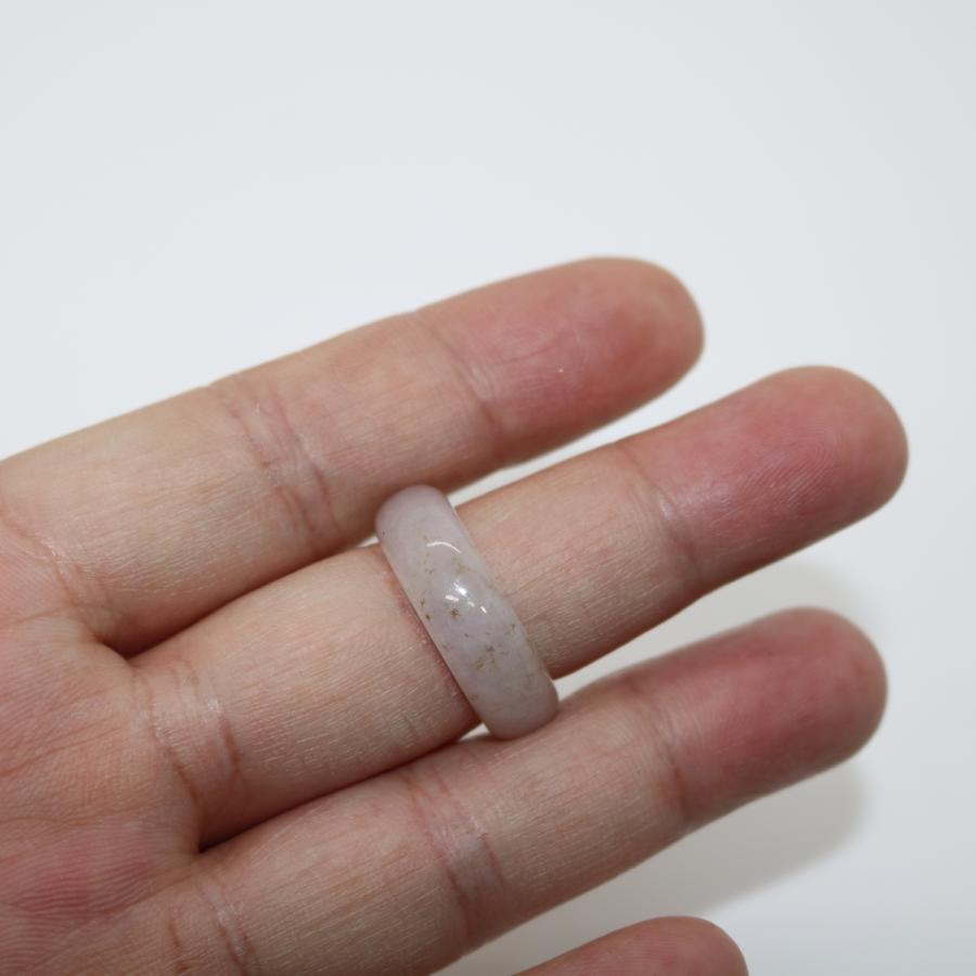 16号　希少 ドナーツ　指輪 くりぬきリング ミャンマー天然翡翠　ジェイダイト　ヒスイ　A貨　天然石　 送料無料 |  | 04