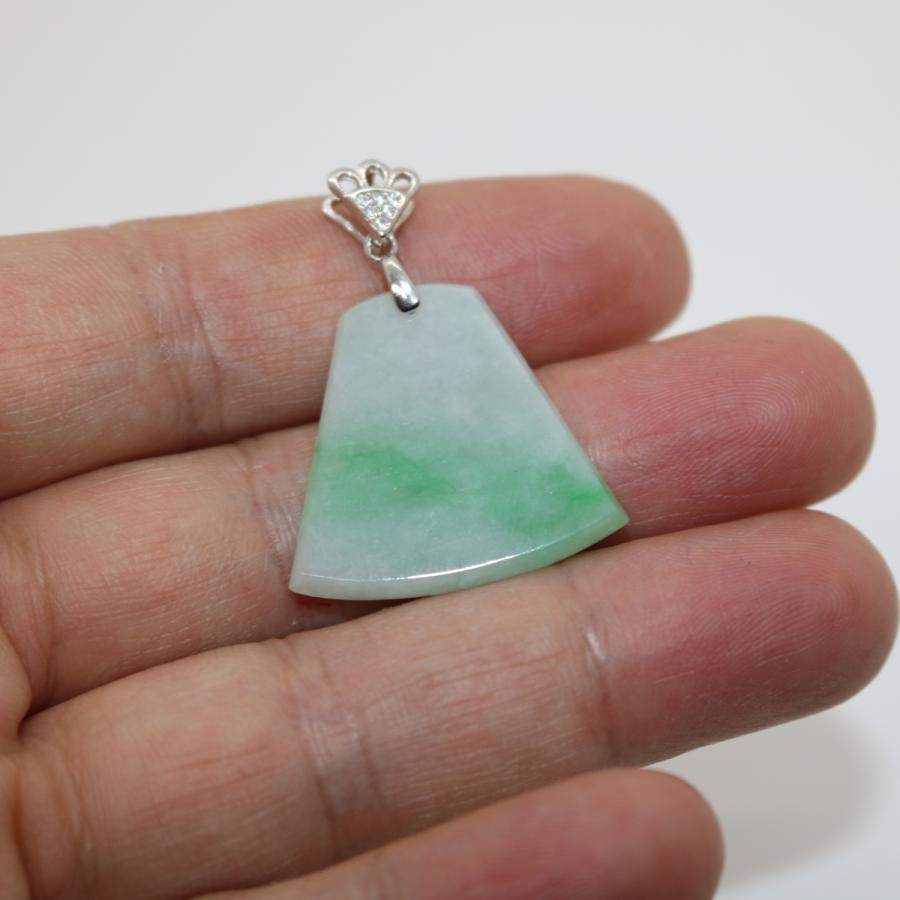 平安無事牌お守り　プレート　ミャンマー天然翡翠　A貨 ジェイダイト　ヒスイ　ペンダントヘッド　 天然石　送料無料 送料無料 | 