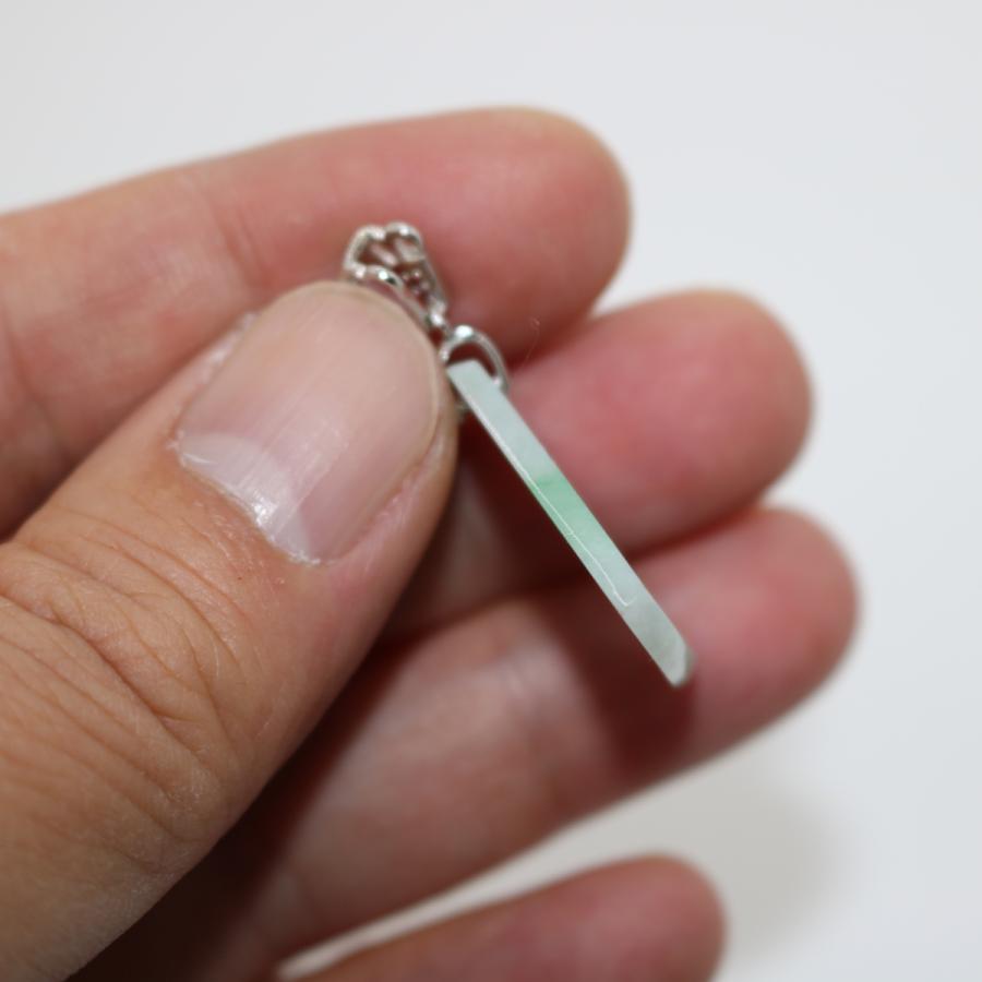 平安無事牌お守り　プレート　ミャンマー天然翡翠　A貨 ジェイダイト　ヒスイ　ペンダントヘッド　 天然石　送料無料 送料無料 |  | 05