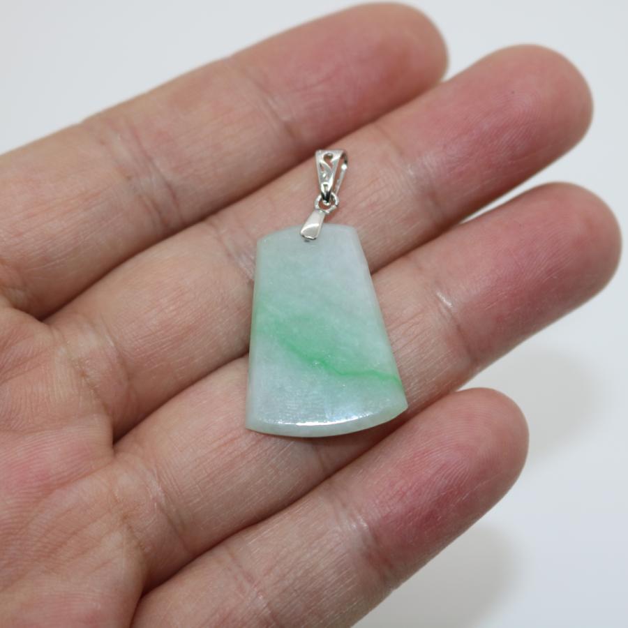 平安無事牌お守り　プレート　ミャンマー天然A貨翡翠　ジェイダイト　ヒスイ　ペンダントヘッド　 天然石　送料無料 |  | 02