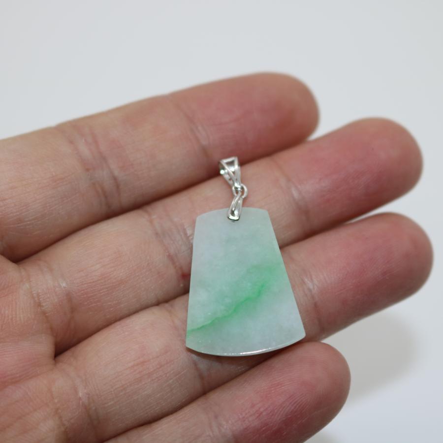 平安無事牌お守り　プレート　ミャンマー天然A貨翡翠　ジェイダイト　ヒスイ　ペンダントヘッド　 天然石　送料無料 |  | 03