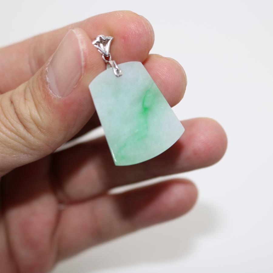 平安無事牌お守り　プレート　ミャンマー天然A貨翡翠　ヒスイ　ペンダントヘッド　 天然石　ネックレス　送料無料 |  | 03