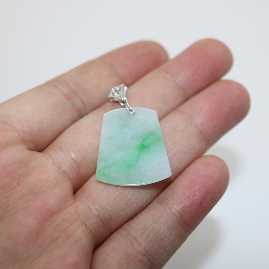 平安無事牌お守り　プレート　ミャンマー天然A貨翡翠　ヒスイ　ペンダントヘッド　 天然石　ネックレス　送料無料 |  | 05