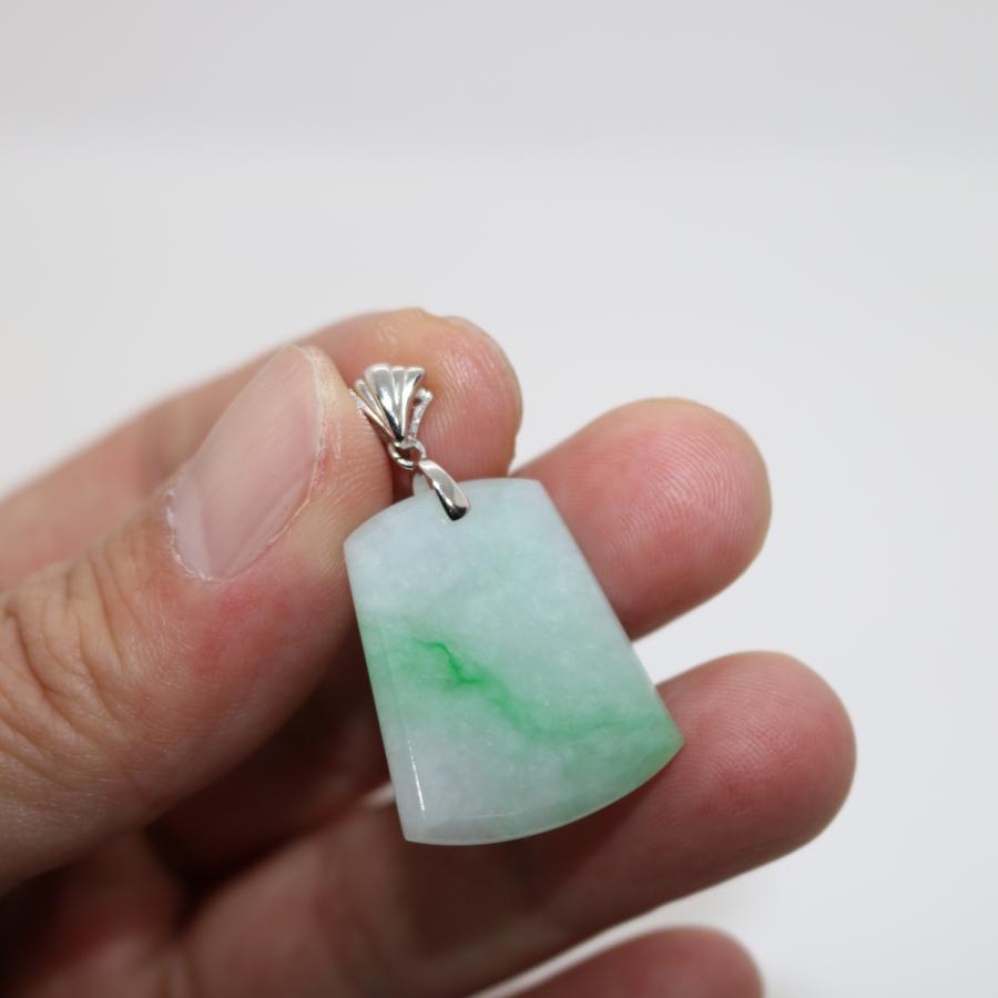 平安無事牌お守り　プレート　ミャンマー天然A貨翡翠　ヒスイ　ペンダントヘッド　 天然石　ネックレス　送料無料 |  | 06