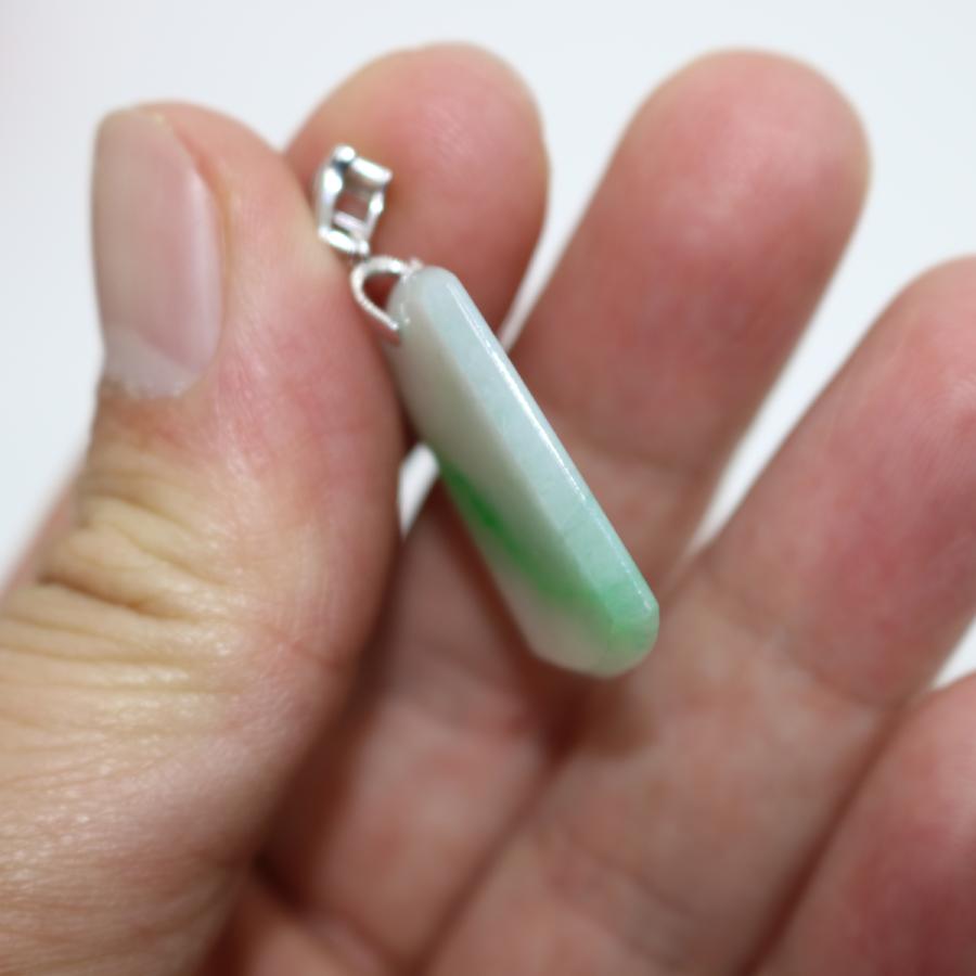 平安無事牌お守り　プレート　ミャンマー天然A貨翡翠　ヒスイ　ペンダントヘッド　 天然石　ネックレス　送料無料 |  | 07