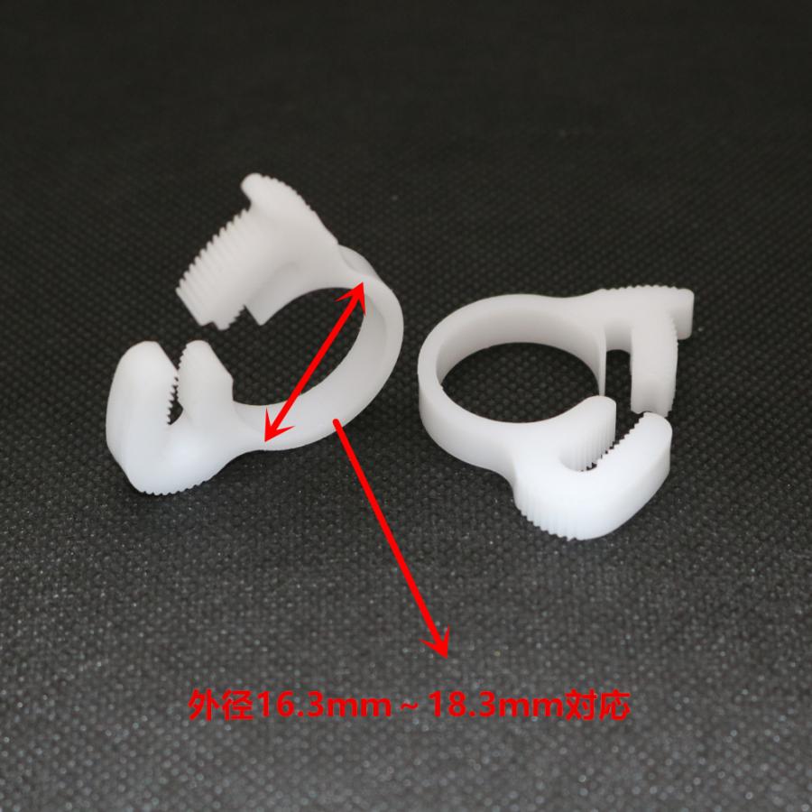 送料無料　異径　ホースジョイント　ホースコネクター　クリップバンド　Y型　L字　分岐　12mm　16mm　継手 エルボ 16/19/20/23　水槽用　ホースバンド |  | 09