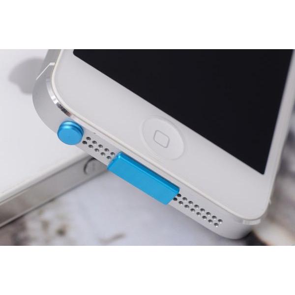 セール価格　メール便送料無料　iPhone5/5S/5C  アルミ製 イヤホンジャック ドックコネクタカバー　 |  | 03