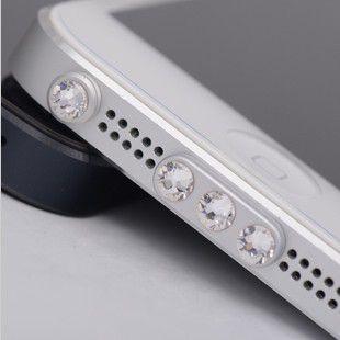 メール便送料無料　iPhone5/5S/5C アルミ製 スワロフスキーダイヤ付き イヤホンジャック　コネクタカバー |  | 05