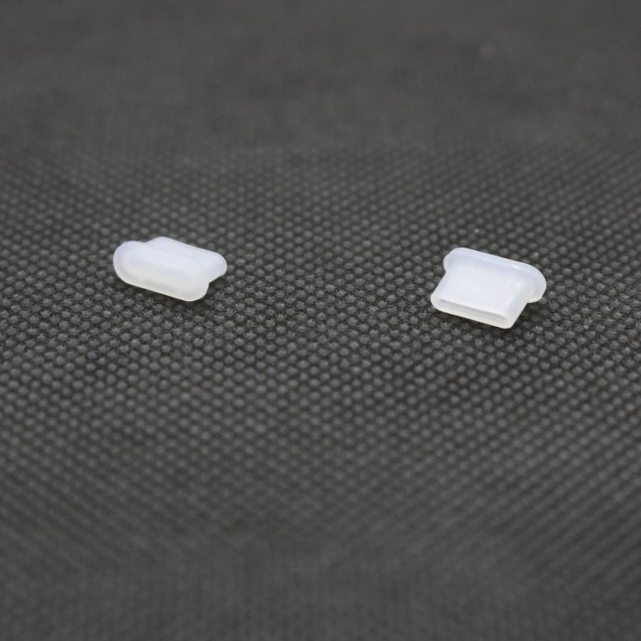 メール便送料込　2枚入り　ドックコネクタカバー　USB Type-C コネクタカバー シリコン PE イヤホンジャック　Android　スマホ　アンドロイド |  | 02