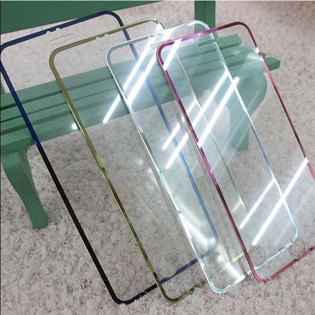 訳あり いきなり半額 DM便 メール便送料込み iPhone6/6 Plus メッキフレーム フルカバー　強化ガラスフィルム |  | 02