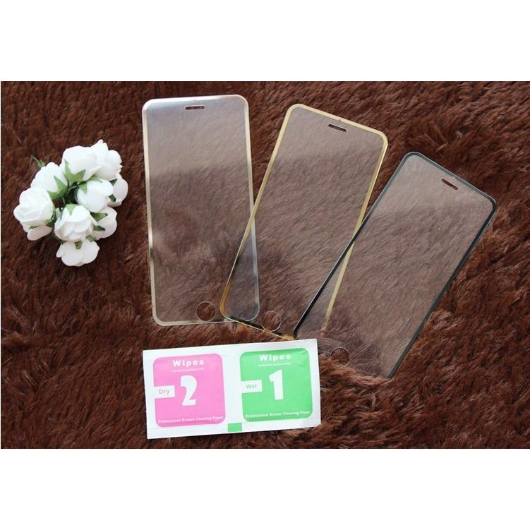 訳あり いきなり半額 DM便 メール便送料込み iPhone6/6 Plus メッキフレーム フルカバー　強化ガラスフィルム |  | 05