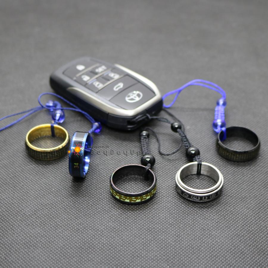 メール便送料込 iPhone Androidアンドロイド スマホ キーホルダー　車スマートキー　ストラップ 　感温　落下防止　リング　指輪　龍紋　六字真言　心経　夜光 |  | 20