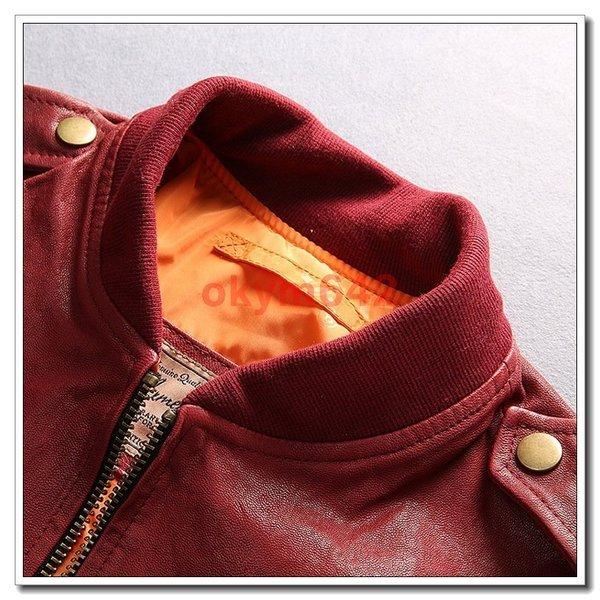 本革バイクジャケット 本革ジャケット 羊革 ライダースジャケット バイク用 革ジャケット　革ジャン レザージャケット メンズ バイクウェア 