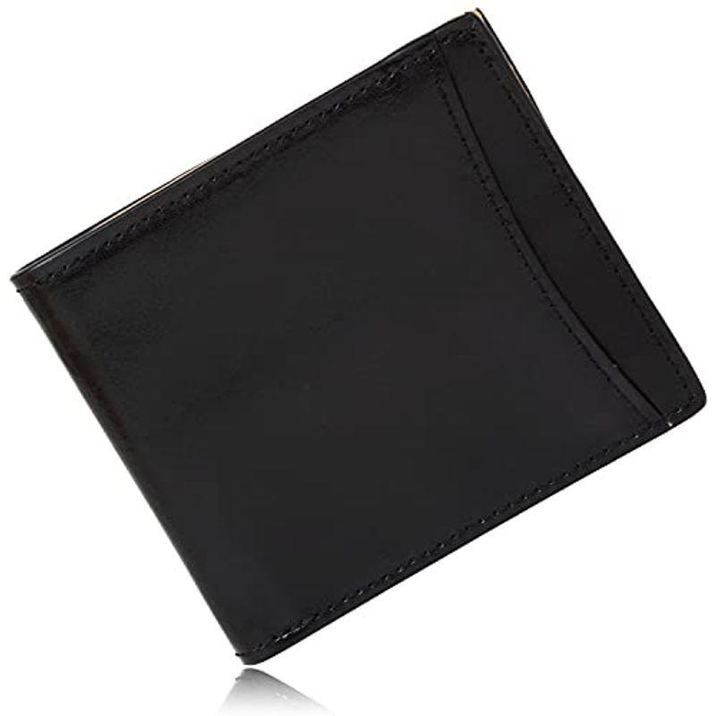 豪華 財布 MURA イタリアンレザー (イタリアン/ブラック) 二つ折り 本革 メンズ スキミング防止 薄型 フルグレインレザー その他財布