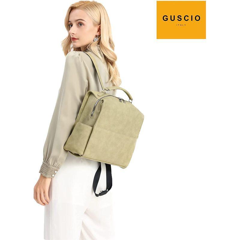 グッシオ ベーシック リュック 大容量 オフィスカジュアル コンパクト レザータッチ素材 レディース 1984 オリーブ Daydream Tokyo 通販 Yahoo ショッピング