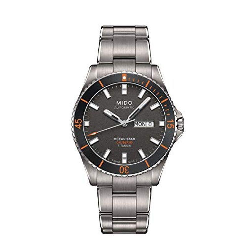 最上の品質な ミドーMIDO 腕時計OCEANSTAR(オーシャンスター) M0264304406100 自動巻 チタン メンズ 正規輸入品 腕時計
