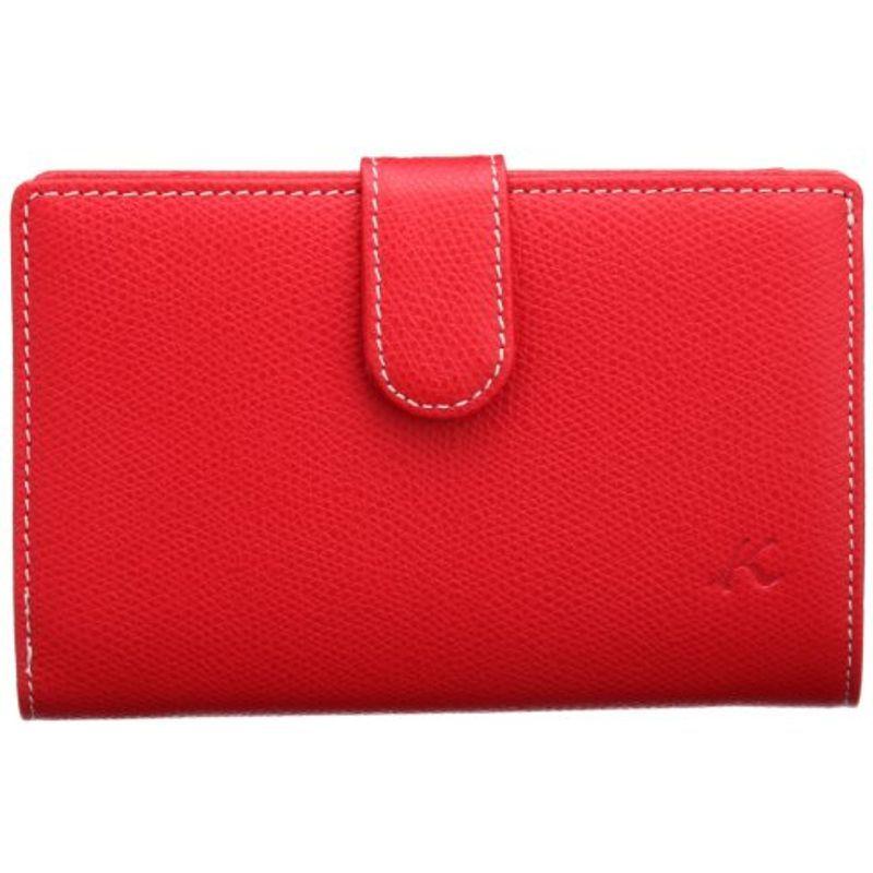 ショッピング卸し売り キタムラ 二折財布 小銭入れl字ファスナータイプ Ph0451 レッド アイボリーステッチ 赤 直売正規 Ssl Daikyogo Or Jp