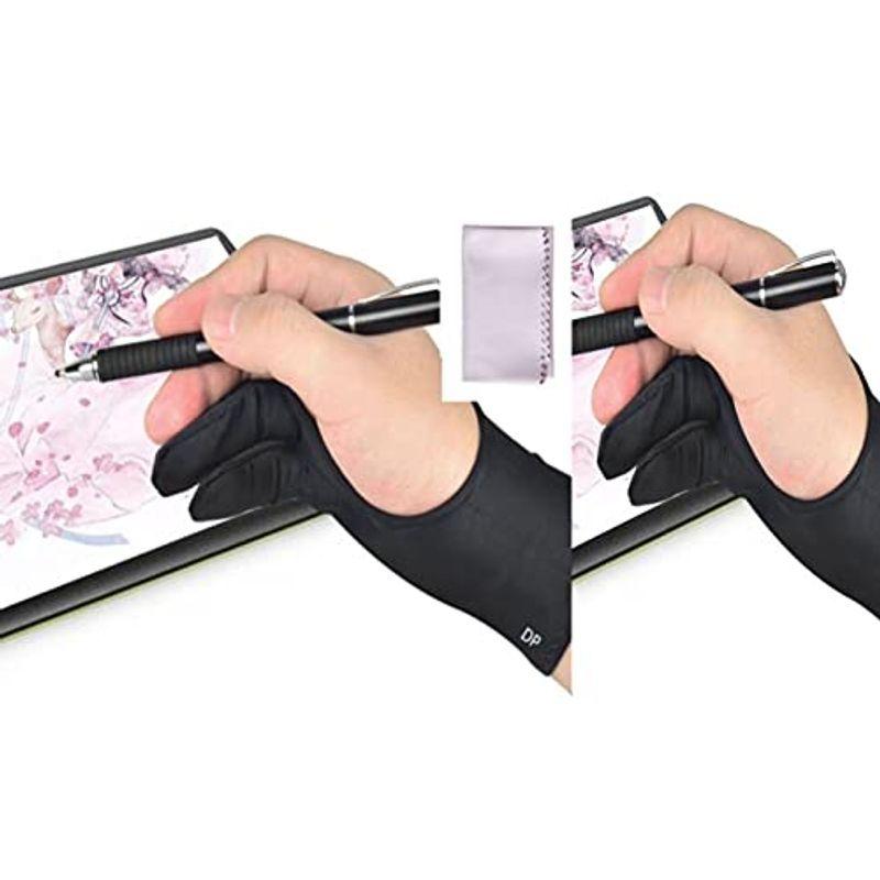 Daydream Tokyodreampass 2本指グローブ 絵描き 手袋 2枚ペンタブレット 右利き 左利き 両用グラフィックモニター イラストレーター タブレット 特売
