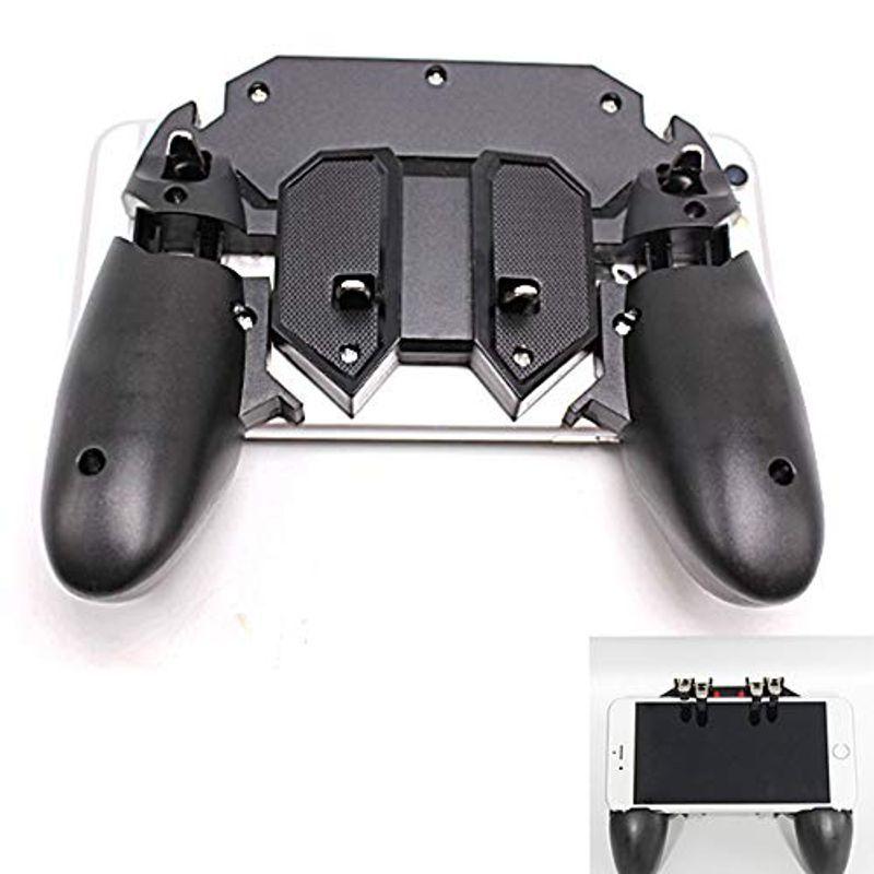 Wellvie ゲームパット 6本指操作可能 Pubg Mobile 荒野行動 コントローラー 押しボタン グリップの一体式 高感度射撃ボタ Tvhxssyi8n その他周辺機器 Quickmercury Com