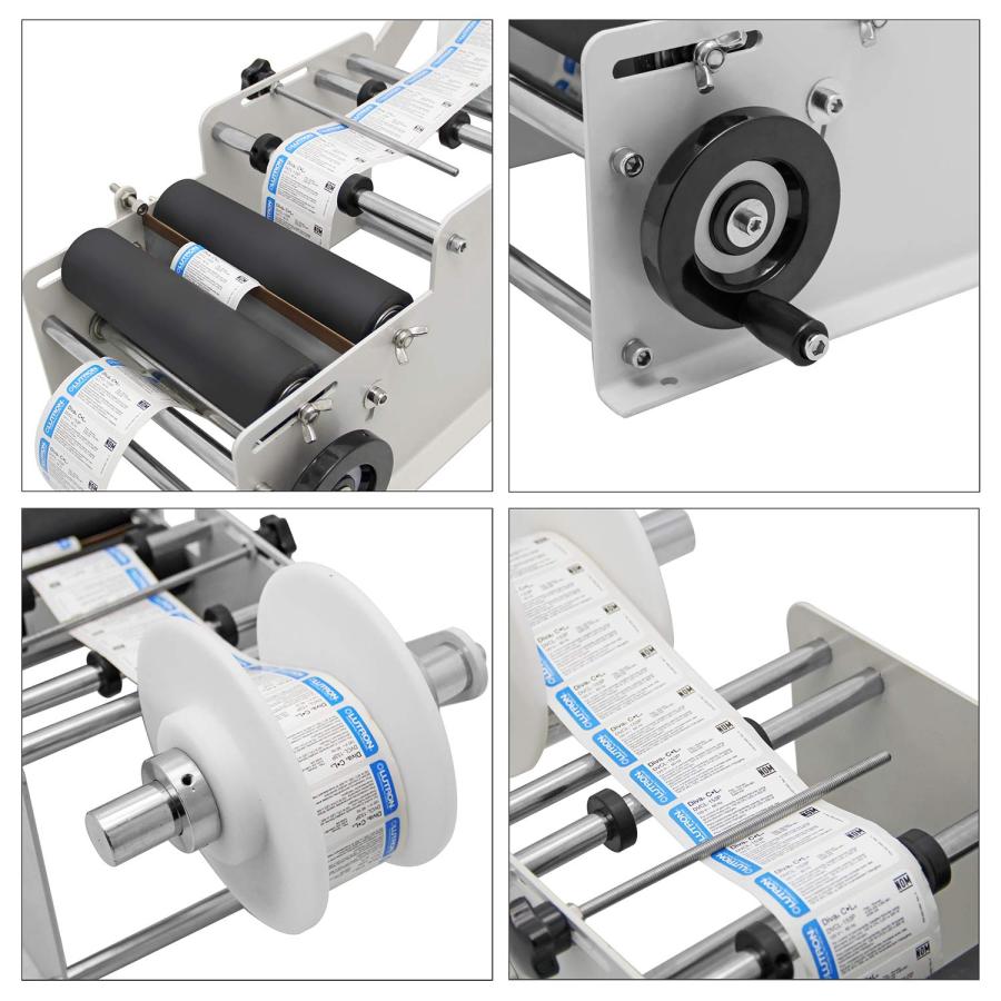 Hanchen ボトルラベラー | φ15~120mmボトル 手動 手動式ラベル貼り機 