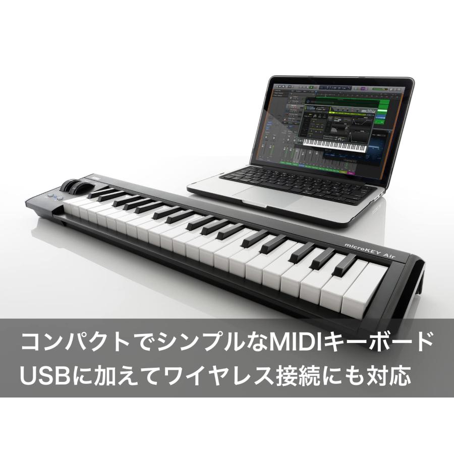大阪府の KORG （コルグ） ワイヤレス MIDI キーボード コントローラー Bluetooth DTM プラグイン付属 microKEY2 Air （マ
