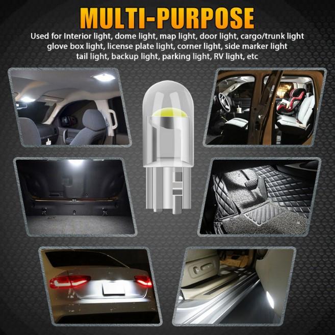 t10 バルブ led ポジション クリスタル t16 ルームランプ 10個 ナンバー灯 車 トランク灯 12v ウェッジ球 ホワイト 車検 005 |  | 07