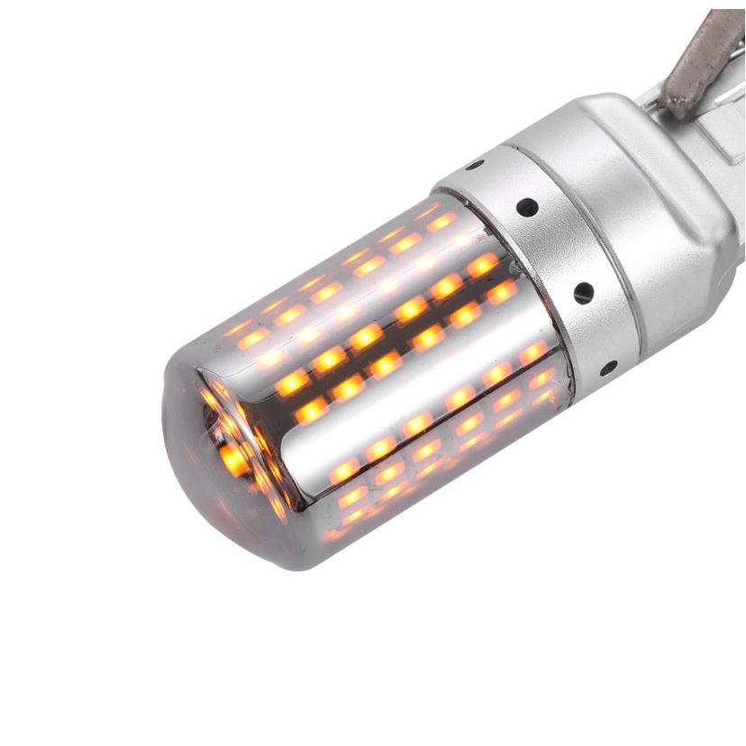 T20 LED ステルス ウィンカー バルブ アンバー 2個 汎用 ウェッジ オレンジ 爆光 ハイフラ防止 キャンセラ― ピンチ部違い 013 |  | 06