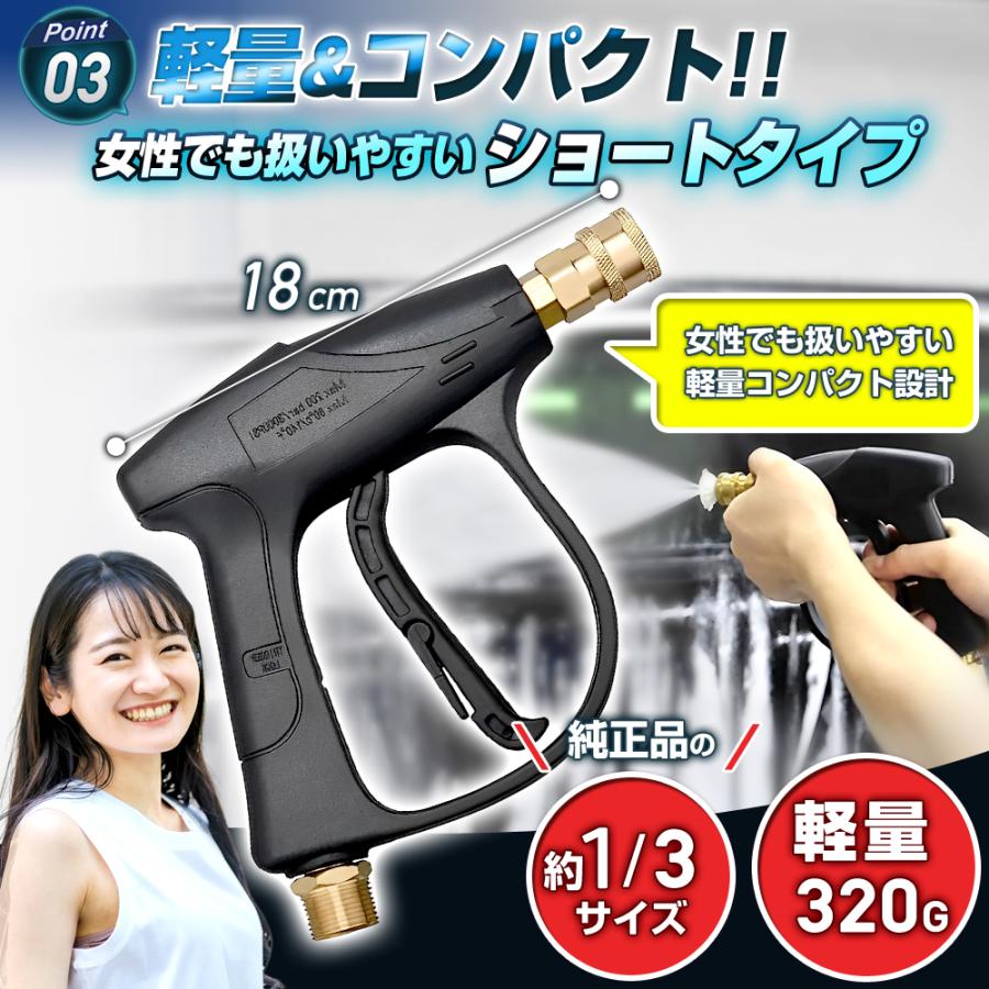 高圧洗浄機 ショートガン ケルヒャー Kシリーズ 互換 ショート 高圧洗浄機 ショートガン ケルヒャー Kシリーズ 互換 ショート