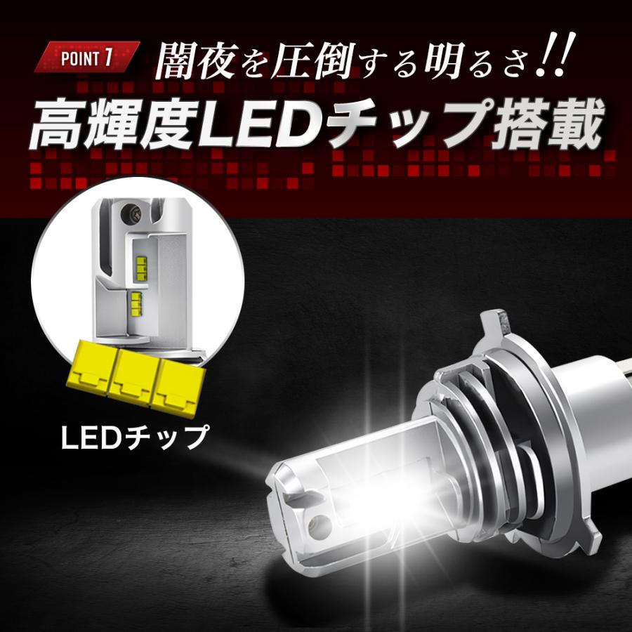 h4 ledヘッドライト h4 ledバルブ 爆光 明るい 車検対応 12v 24v ポン付け ホワイト 白 車 バイク 066 |  | 02