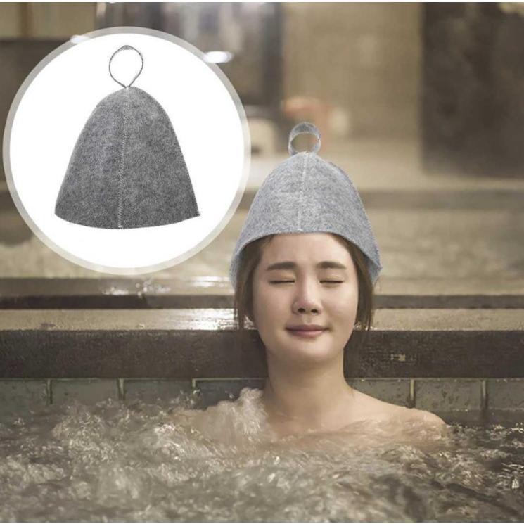 サウナハット おしゃれ メンズ グレー 大きめ フェルト セット 即乾 レディース 安い 洗える 整う タオル 帽子 のぼせ 070 |  | 05