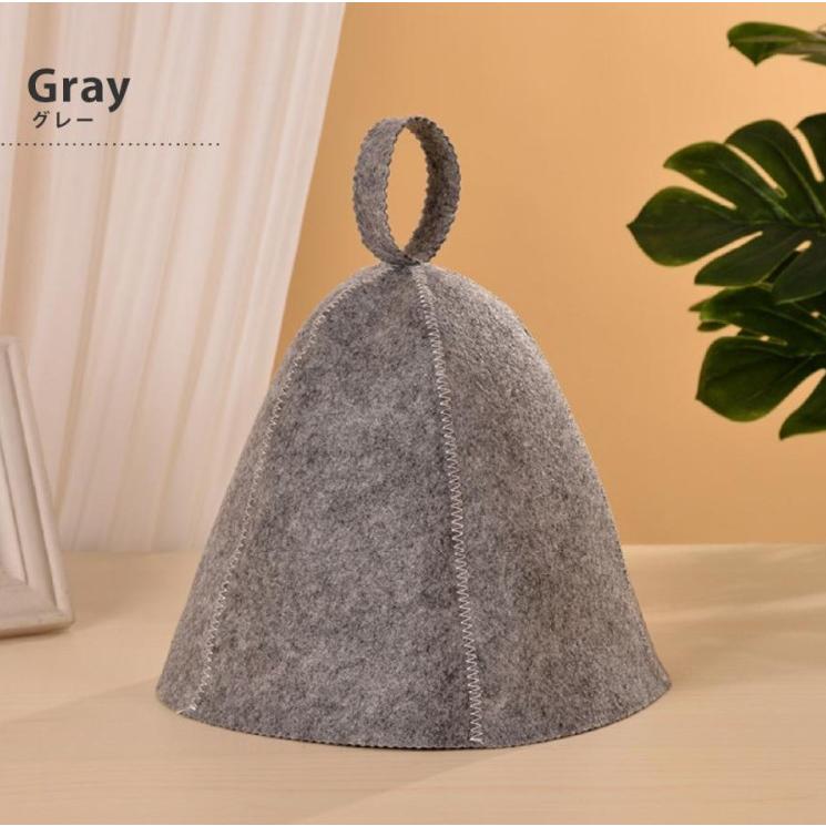 サウナハット おしゃれ メンズ グレー 大きめ フェルト セット 即乾 レディース 安い 洗える 整う タオル 帽子 のぼせ 070 |  | 06