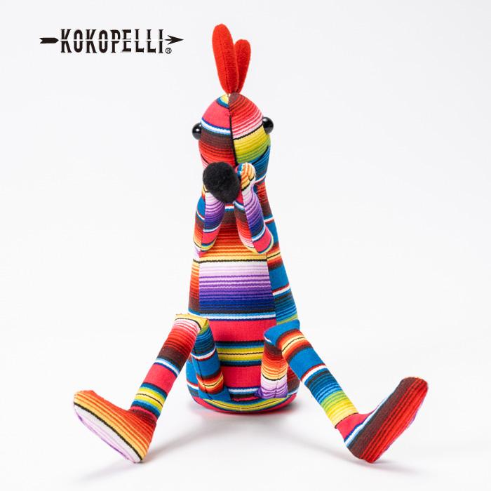 ココペリ人形 KOKOPELLI USA Fabric #61 Fiesta Stripe Mult  Mサイズ｜days-camp｜02