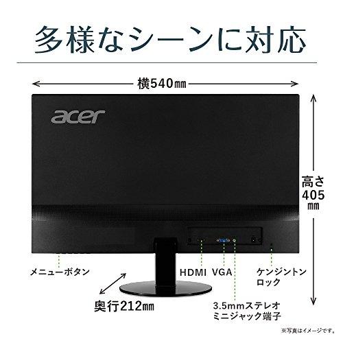 Acer モニター AlphaLine SA240YAbmi 23.8インチ IPS 非光沢 フルHD HDMI D-Sub スピーカー内蔵 フリッカーレス ブルーライト軽減 フレームレスデザイン｜days-of-magic｜06