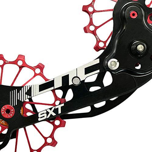 KCNC SXT MTB Cycling Bike Oversized Pulley Cage For Shimano M9000 and M8000, Red, KOT39-004, SK1961｜days-of-magic｜05