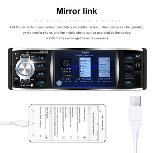 カーオーディオ 1 Din 4 1インチ Hd ミラーリンク タッチパネル Fm Rds Aux出力 Bluetooth Usb Sd対応 リアビューカメラ Nhv2275 Days Of Magic 通販 Yahoo ショッピング