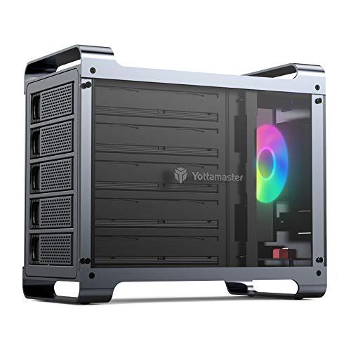 Yottamaster 3.5インチ HDDケース USB3.0接続 RGBファン搭載 