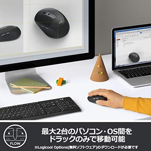 ロジクール ワイヤレスマウス 無線 静音 Bluetbooth Unifying 7ボタン M590GT グラファイトトーナル ワイヤレス マウス windows mac Chrome Android iPad OS M59｜days-of-magic｜04